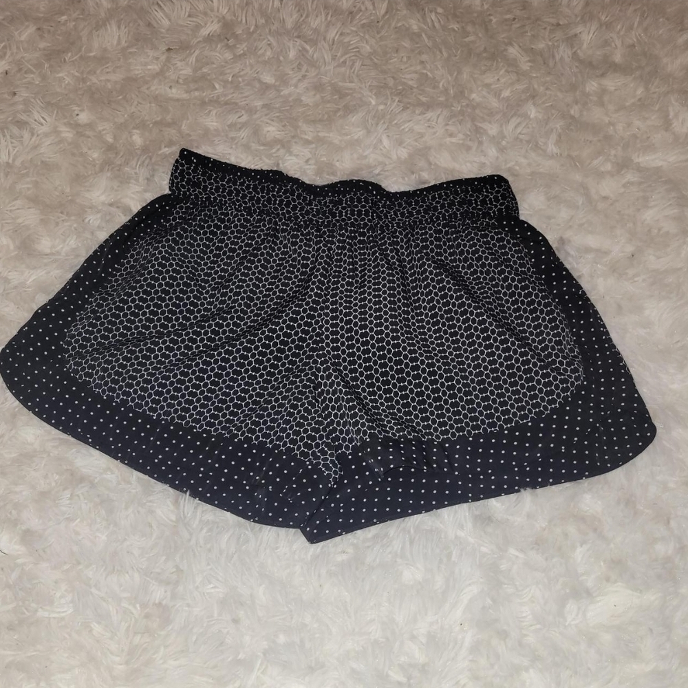 Jennifer Lopez Black Athletic Shorts with Elastic Waistband